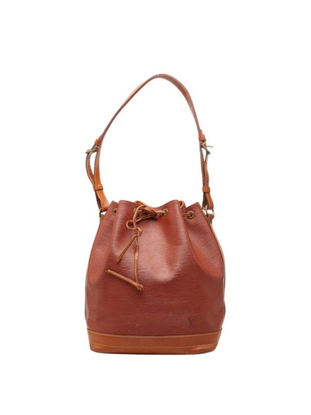Louis Vuitton Epi Noe Bag Kenya Brown Cipango Gold Leather